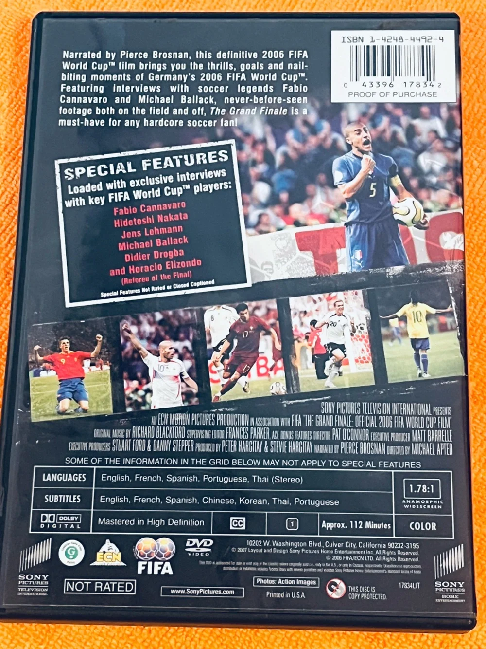 FIFA 2006 World Cup Film DVD ( Italia 🇮🇹 Win)